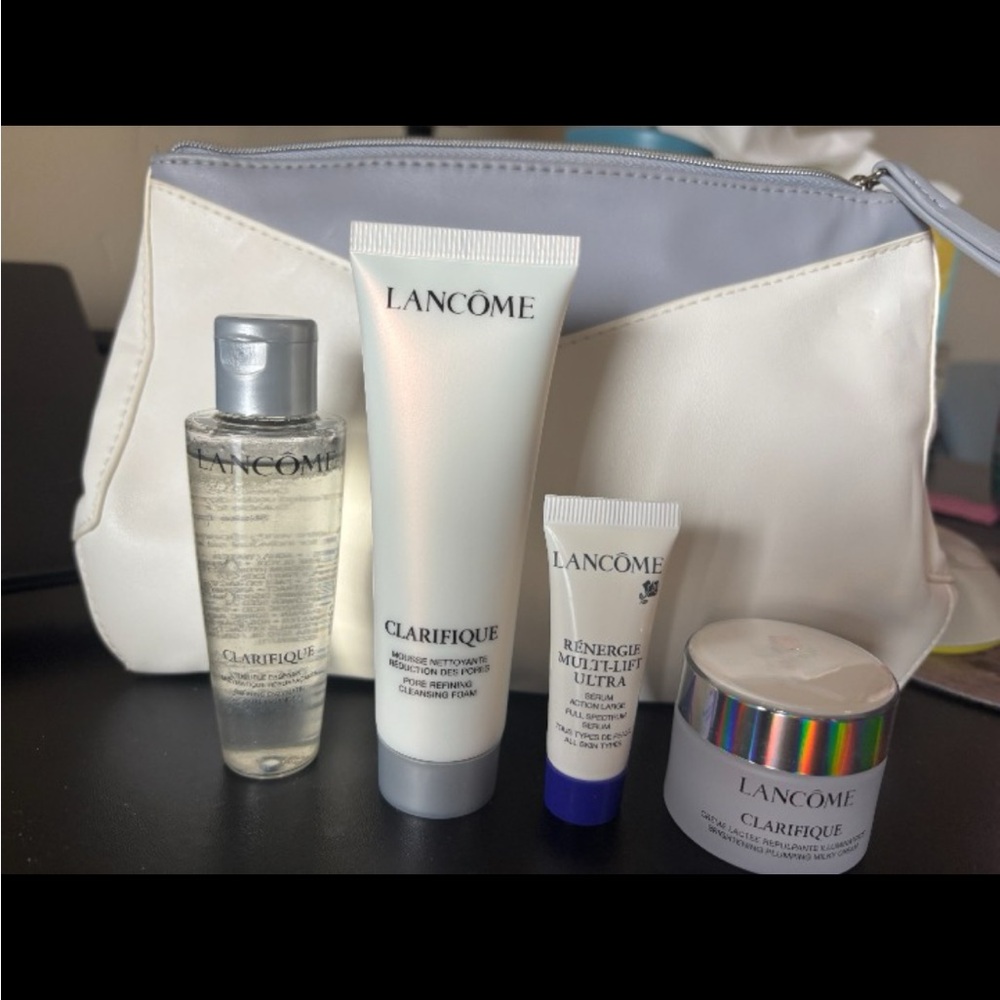 COPY - Lancome travel bag cosmetic bags make up skin care bundle